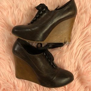 Chloe Oxford Lace Up Wedges size 37